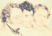 Schubert, Johann Jenger e Anselm Httenbrenner